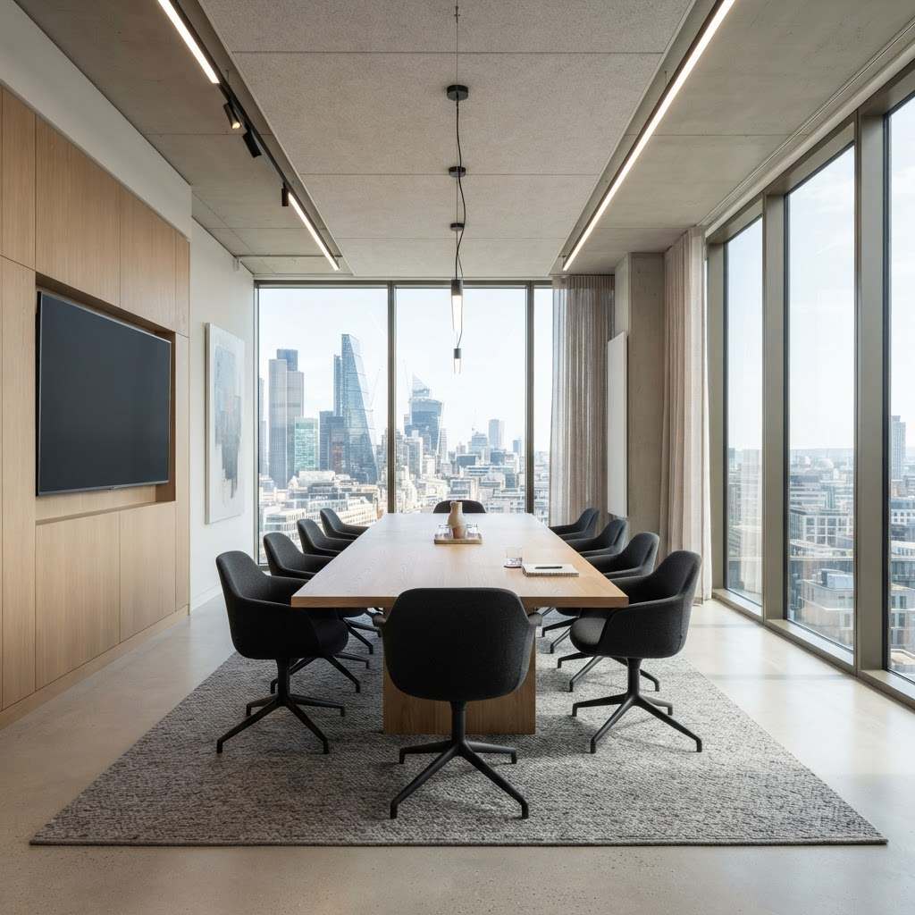 Modern private office interior